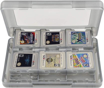 Black 26-in-1 Game Holder Case Fits up to 22 Games 2 SD Cards 2 Micro SD/TF Cards and 2 Stylus Pens for NEW 3DS / 3DS XL / 3DS LL