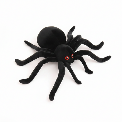 Black House Spider Plush Toy  Badumna insignis Stuffed Spider  Creepy Cute Decor Gift 20cm