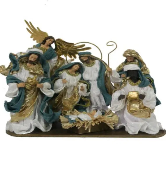 Christmas Religious Handmade Nativity Set Scene with Manger - 30-45 cm