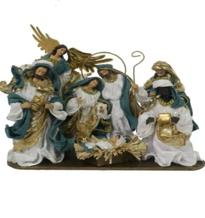 Christmas Religious Handmade Nativity Set Scene with Manger - 30-45 cm