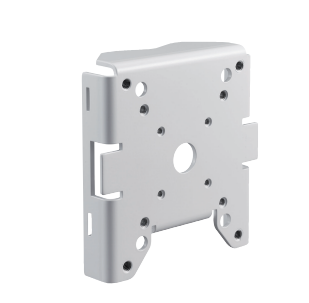 Bosch NDA-U-PMAL Large Pole Mount Adapter for CCTV Cameras & Surveillance Cabinets | Universal Aluminum Pole & Mast Mount | White RAL9003