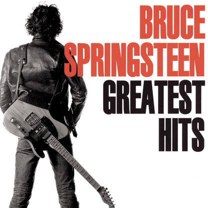 Bruce Springsteen Greatest Hits Vinyl Album & Crosley Record Storage Display Stand