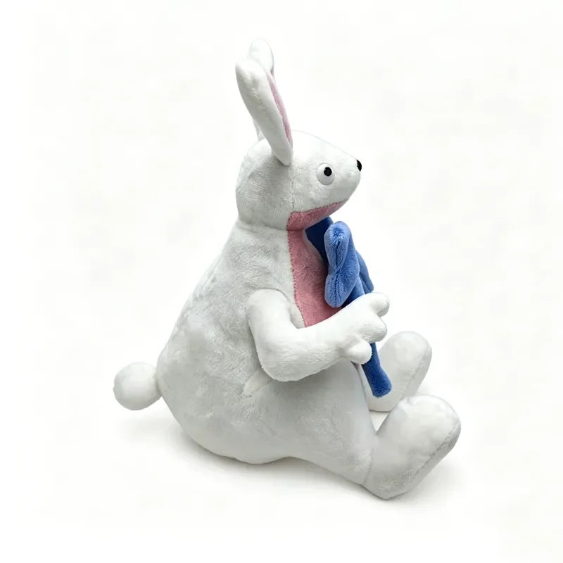 Evil Bunny Plush - Horror Bunny Stuffed Toy | Creepy Cute Indie Game Fan Plush 24cm