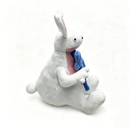 Evil Bunny Plush - Horror Bunny Stuffed Toy | Creepy Cute Indie Game Fan Plush 24cm