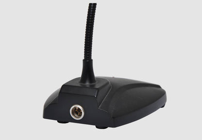 REDBACK C0377 Professional Desktop Paging Microphone – 3-Pin XLR, Momentary & Lock-On Switch, All-Metal Construction