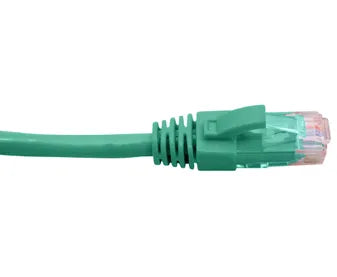 CAT6 Patch Lead, Green, 5 Metres - Snagless, 24AWG, RJ45 to RJ45 | SKU: CABPLC6GN5