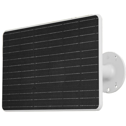 EZVIZ 12W Solar Panel with Integrated 37Wh Battery Storage – Dual-Port Charging for Outdoor Battery Cameras, 23% Conversion Efficiency, Weatherproof Design