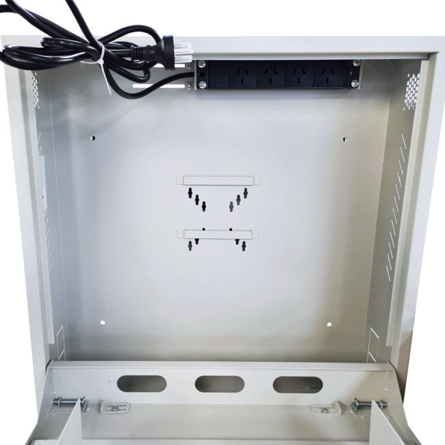 CCTV Cabinet RK003 SECCAB All-in-One CCTV Slimline Vertical Wall Mount Security Network Cabinet