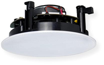 CMX, 6.5" Frameless Coaxial HiFi speaker, Ceiling mount, 30/60W, 6.5" (160mm), 1" (25mm) tweeter, includes white frameless metal grille, Rota-clamp mounting, 60-20KHz response, 8 Ohm, cutout 205mmPart Number: CSK-613HR