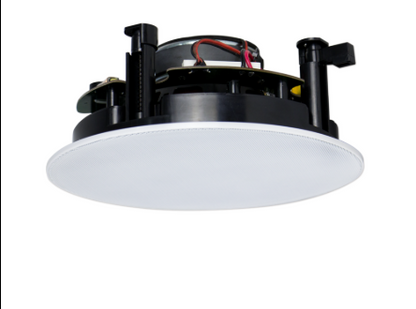 CMX, 6.5" Frameless Coaxial HiFi speaker, Ceiling mount, 30/60W, 6.5" (160mm), 1" (25mm) tweeter, includes white frameless metal grille, Rota-clamp mounting, 60-20KHz response, 8 Ohm, cutout 205mmPart Number: CSK-613HR