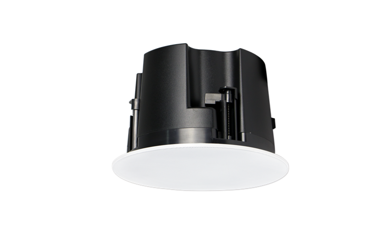 CMX CSK-613HTM 6" Frameless Coaxial Ceiling Speaker, 30W/8 Ohm & 100V Line, White Metal Grille, Rota-Clamp Mounting