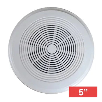 CMX SCK-56T 5" Dual Cone Surface Mount Speaker – 15W, White, 100V Line, Screw Mount