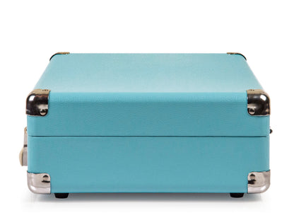 Crosley Cruiser Bluetooth Portable Turntable + Crosley Turntable Stand Bundle - Turquoise