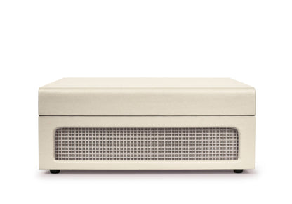 Crosley Voyager Bluetooth Portable Turntable - Dune + Bundled Crosley Record Storage Display Stand