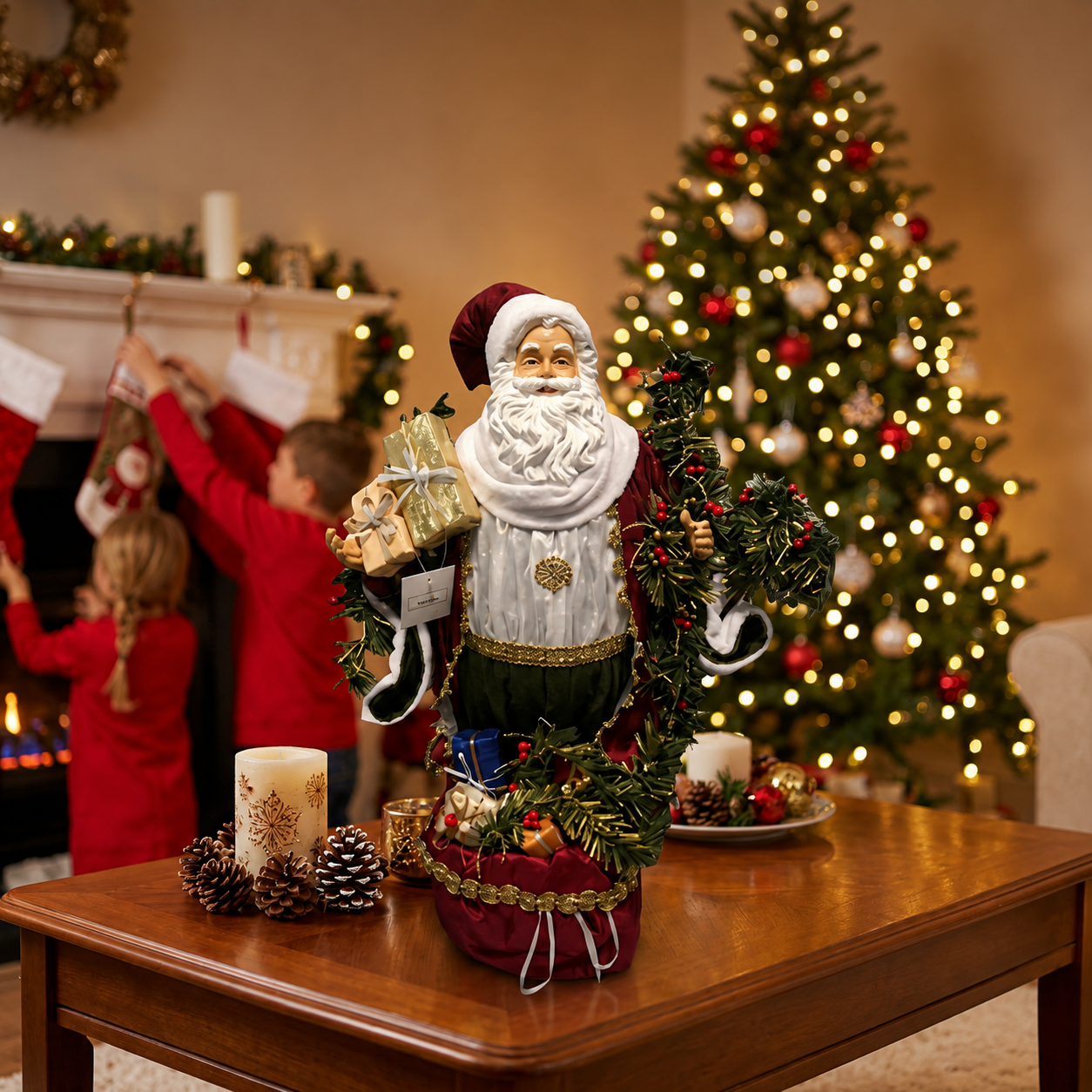 20” Standing Red Santa Claus - Christmas Decorations Ornament Santa Claus 51cm