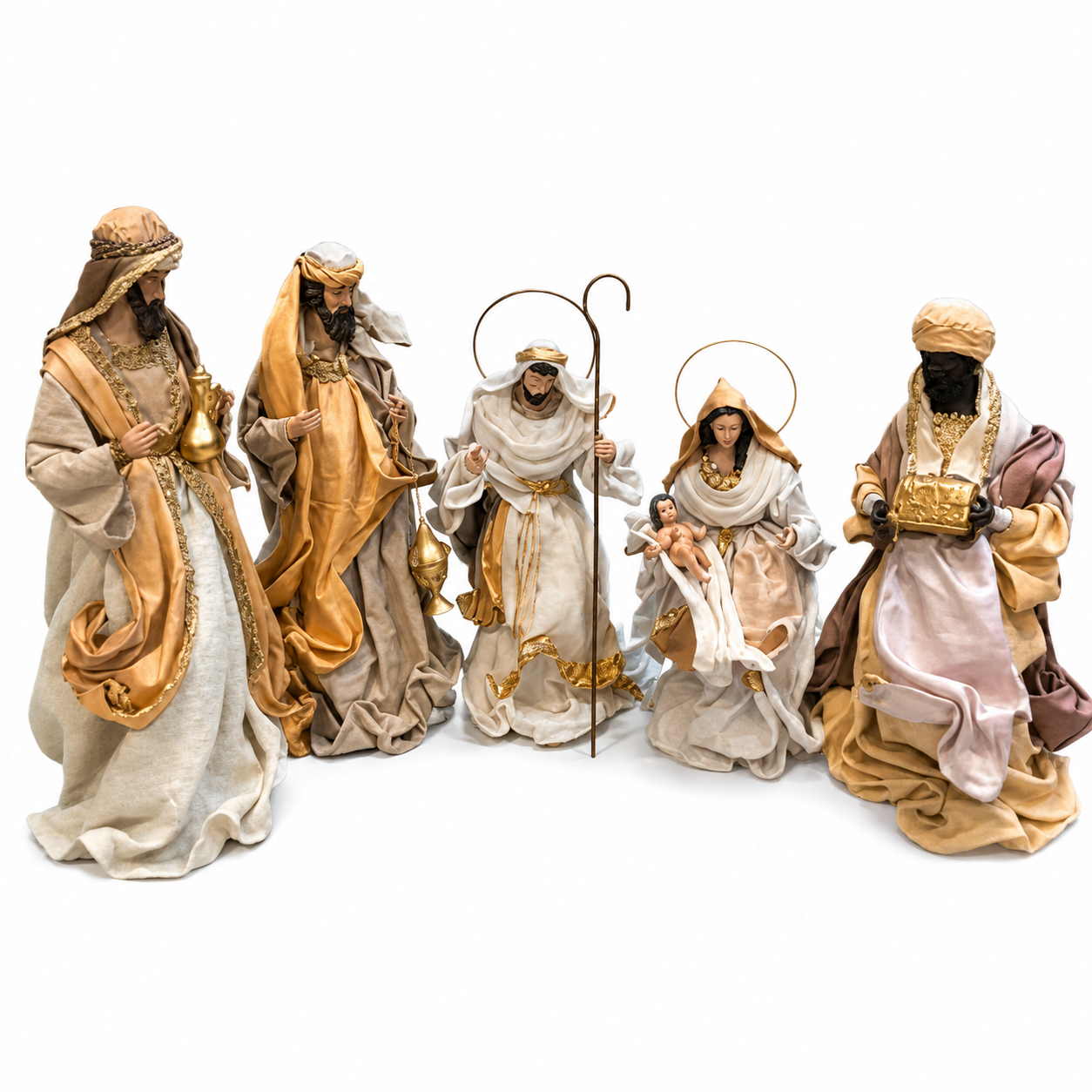Christmas Nativity scene with manger  -40-55cm