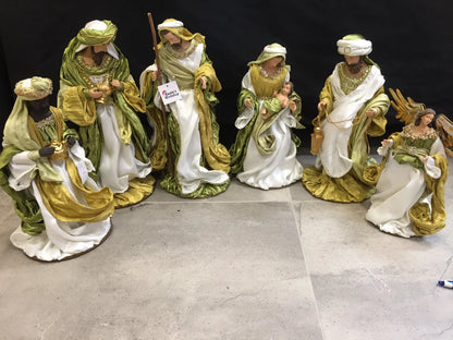 Christmas Religious Handmade Nativity set 39 cm