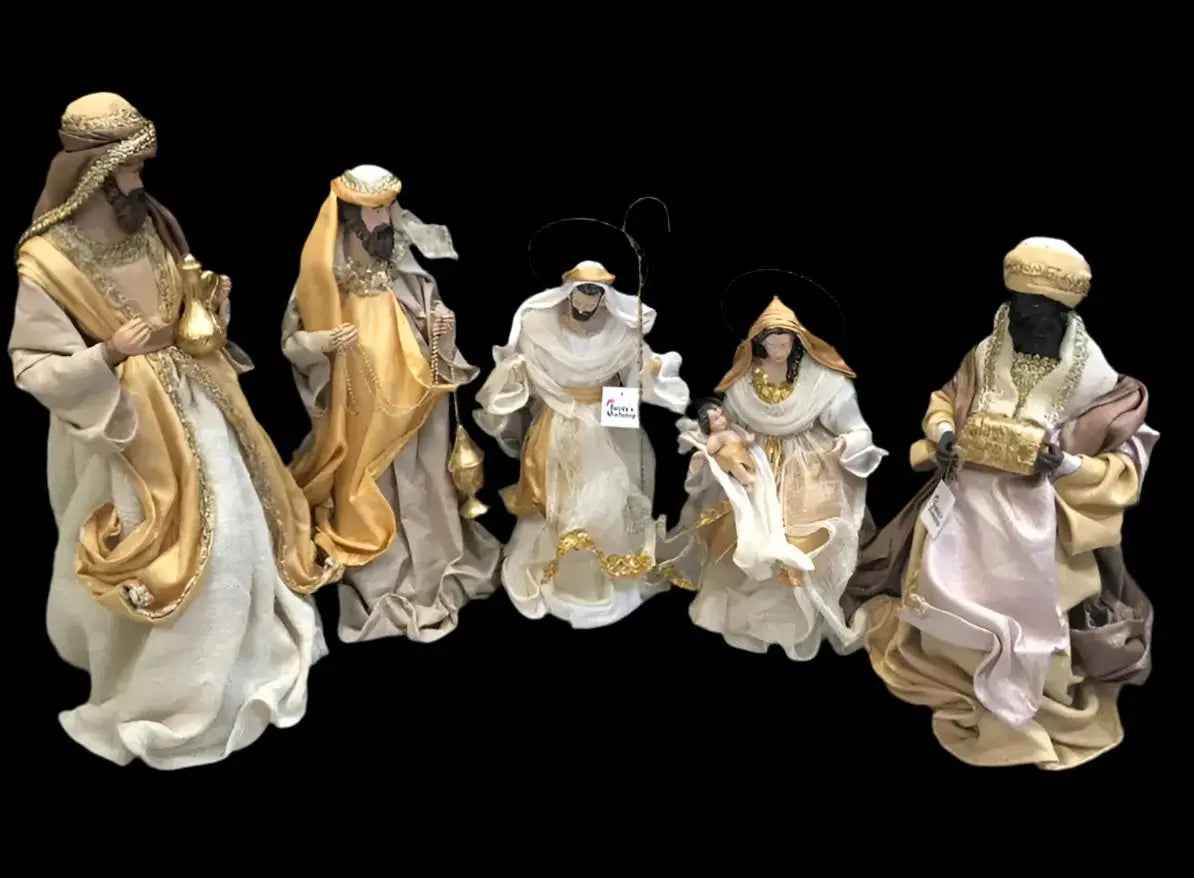 Christmas Nativity scene with manger  -40-55cm