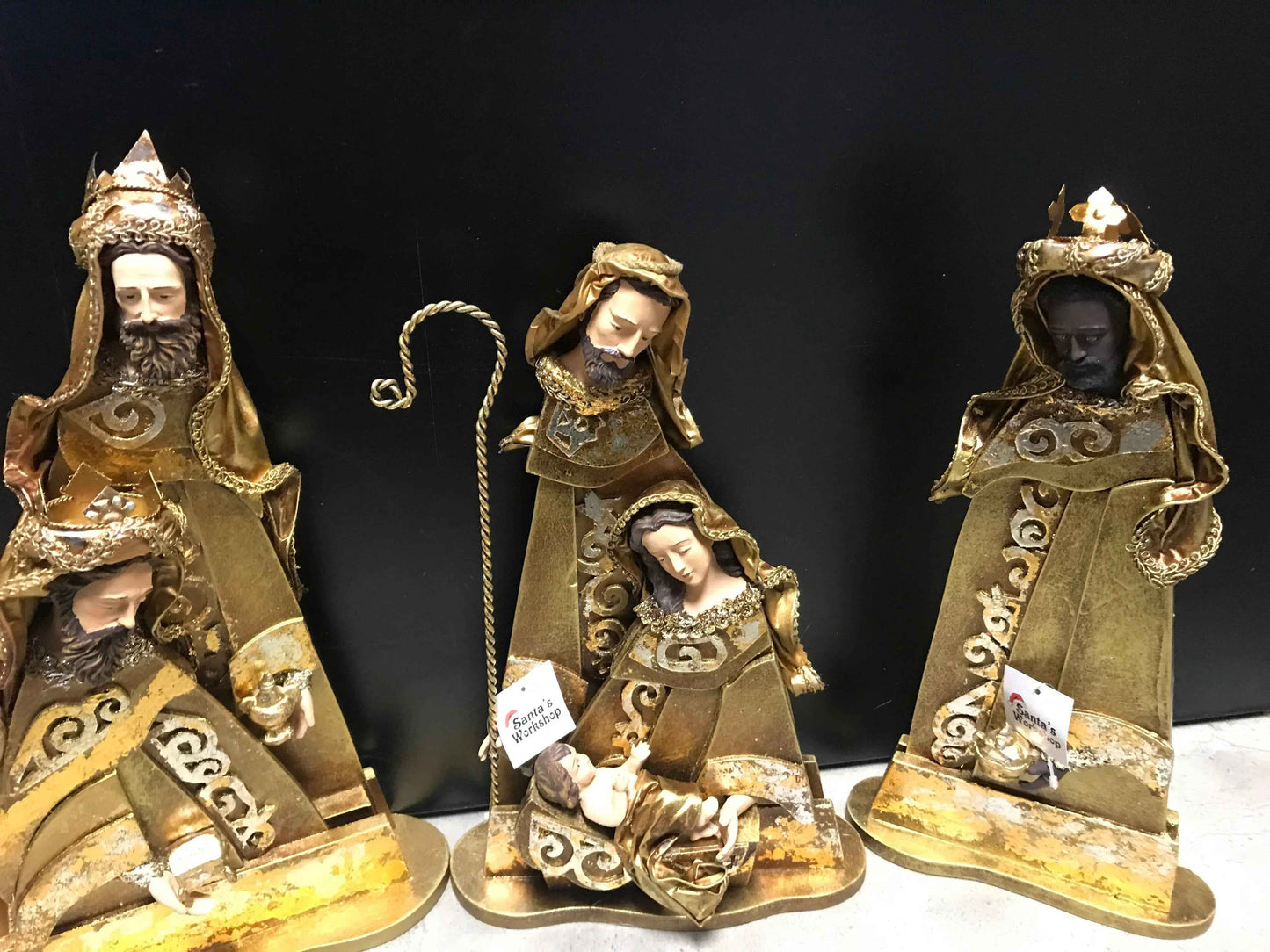 🎄 40cm Handmade Christmas Religious Nativity Set – Holy Family Scene, Christian Christmas Home Decor & Holiday Gift ✨
