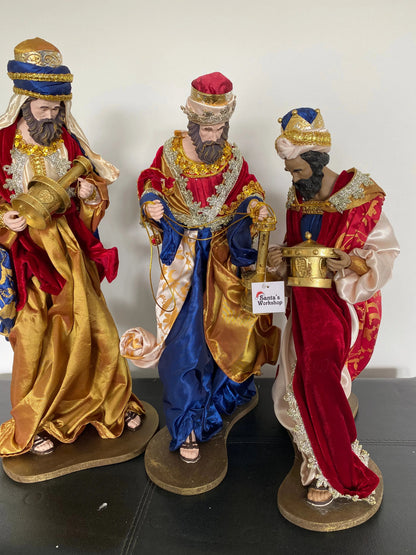 PRE ORDER 60cm Christmas Nativity Set with Manger & Angel | Holy Family Religious Christmas Decoration for Home, Church & Holiday Display