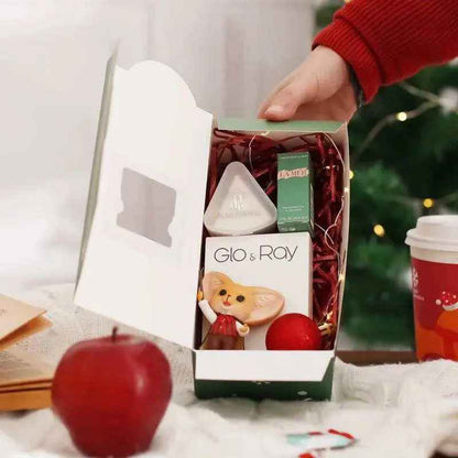 6-Pack Santa Claus Christmas Bakery Gift Boxes – Treat Boxes for Holiday Gifts, & Christmas Parties