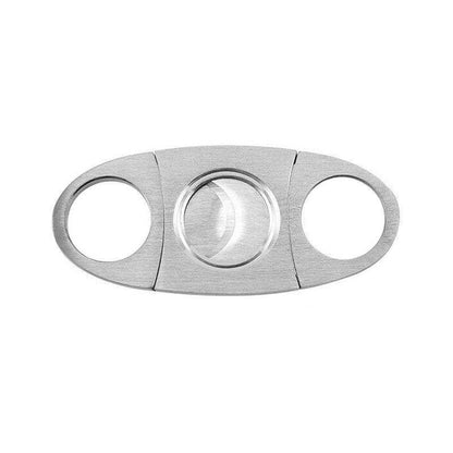 Cigar Cutter Double Blades Knife Scissors Stainless Steel Tobacco Tool