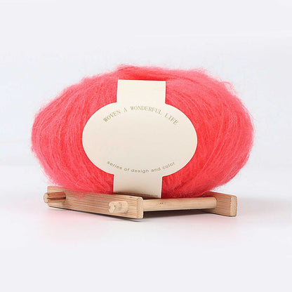 Clearance! Boovnll Mohair Yarn, Soft Yarn for Crocheting, Hand Knitting Hats, Sweater, Scarves, Crafts, Home Decorations, DIY Kids Toys, Yarn 10