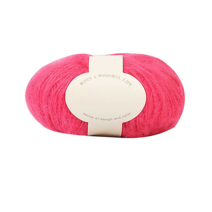 Clearance! Boovnll Mohair Yarn, Soft Yarn for Crocheting, Hand Knitting Hats, Sweater, Scarves, Crafts, Home Decorations, DIY Kids Toys, Yarn 11