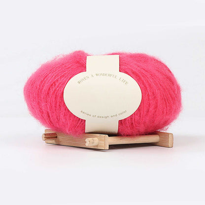 Clearance! Boovnll Mohair Yarn, Soft Yarn for Crocheting, Hand Knitting Hats, Sweater, Scarves, Crafts, Home Decorations, DIY Kids Toys, Yarn 11
