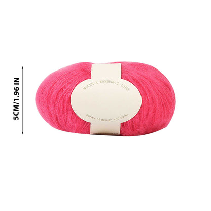 Clearance! Boovnll Mohair Yarn, Soft Yarn for Crocheting, Hand Knitting Hats, Sweater, Scarves, Crafts, Home Decorations, DIY Kids Toys, Yarn 11