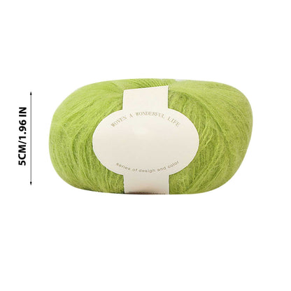Clearance! Boovnll Mohair Yarn, Soft Yarn for Crocheting, Hand Knitting Hats, Sweater, Scarves, Crafts, Home Decorations, DIY Kids Toys, Yarn 24