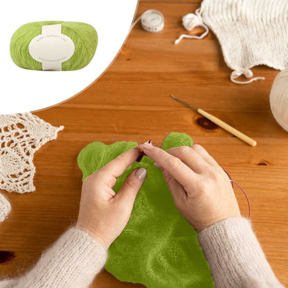 Clearance! Boovnll Mohair Yarn, Soft Yarn for Crocheting, Hand Knitting Hats, Sweater, Scarves, Crafts, Home Decorations, DIY Kids Toys, Yarn 24