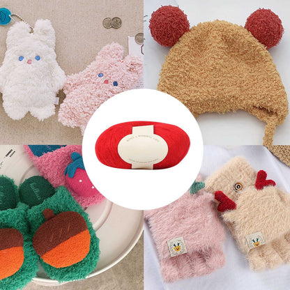 Clearance! Boovnll Mohair Yarn, Soft Yarn for Crocheting, Hand Knitting Hats, Sweater, Scarves, Crafts, Home Decorations, DIY Kids Toys, Yarn 29