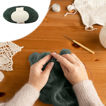 Clearance! Boovnll Mohair Yarn, Soft Yarn for Crocheting, Hand Knitting Hats, Sweater, Scarves, Crafts, Home Decorations, DIY Kids Toys, Yarn 33