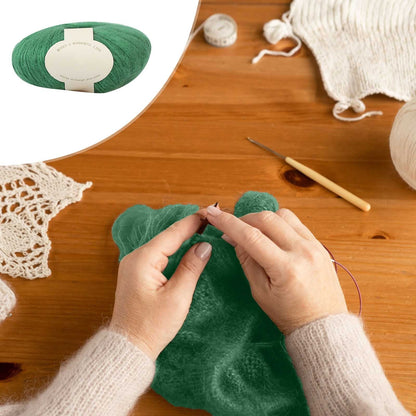 Clearance! Boovnll Mohair Yarn, Soft Yarn for Crocheting, Hand Knitting Hats, Sweater, Scarves, Crafts, Home Decorations, DIY Kids Toys, Yarn 34