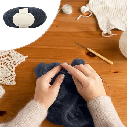 Clearance! Boovnll Mohair Yarn, Soft Yarn for Crocheting, Hand Knitting Hats, Sweater, Scarves, Crafts, Home Decorations, DIY Kids Toys, Yarn 35