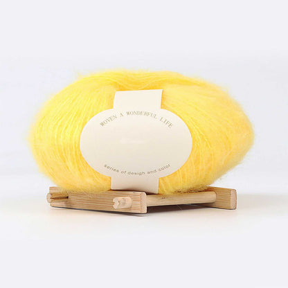 Clearance! Boovnll Mohair Yarn, Soft Yarn for Crocheting, Hand Knitting Hats, Sweater, Scarves, Crafts, Home Decorations, DIY Kids Toys, Yarn 6