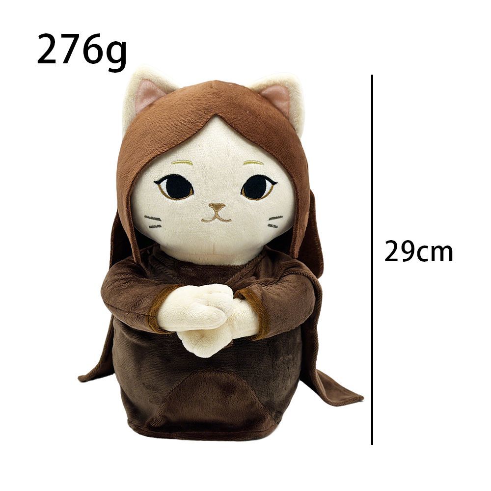 Meow-Na Lisa Plush  Meme Plush Viral Internet Meme Handmade Plush 29cm
