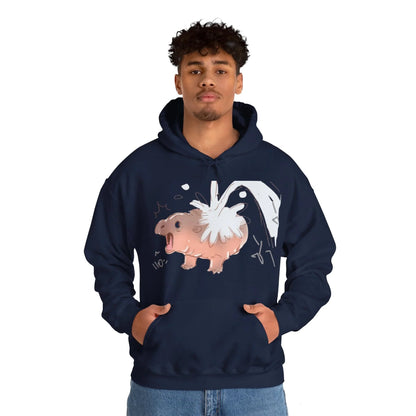 Moo Deng Hooded Sweatshirt: Embrace the Cuteness of the Viral Baby Pygmy Hippo