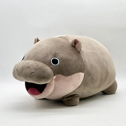 Moo Deng Plush Baby Pygmy Hippo Stuffed Animal | Viral Cuddle Hippo Toy, 24cm × 42cm