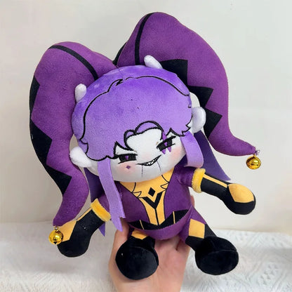 Harlequin Plush Pierrot Plush Jester Plush Circus Horror Visual Novel Handmade Plushies 25cm