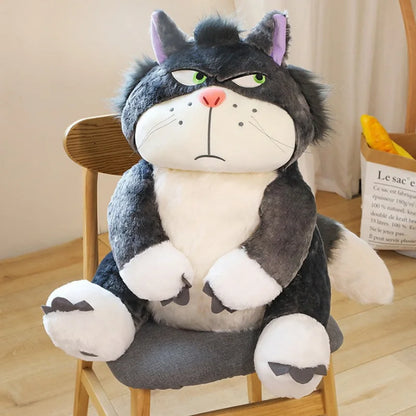 Side Eye Cat Plush Toy - Soft Grumpy Cat Doll, Cute Home Décor Gift - 35cm & 65cm