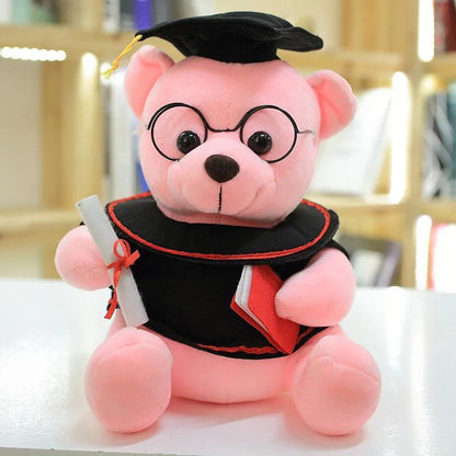 Graduate Dr. Bear Plush Graduation Teddy Bear Keepsake Gift with Cap & Diploma