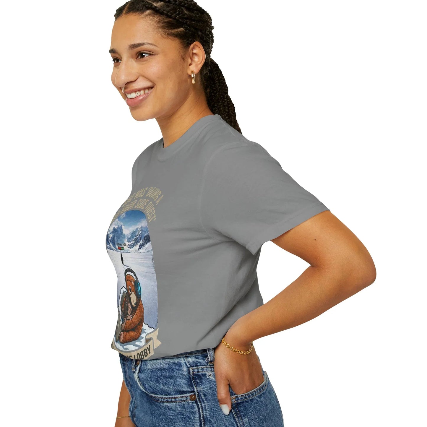 Lonely Penguin & Sad Japan Zoo Monkey Gamer T-Shirt  Viral Meme Apparel