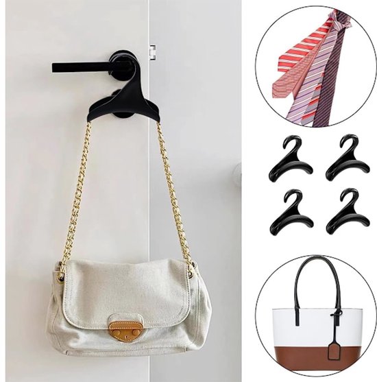 Clothes hanger - Wardrobe - Handbag organizer - Hook rack organizer for handbags and backpacks - 10 pieces