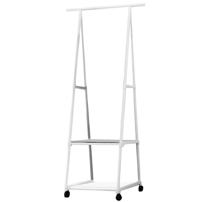 Clothing Garment Rack Multifunctional Triangular Movable Multi Layer Storage Heavy Duty Clothing Rack for Bedroom