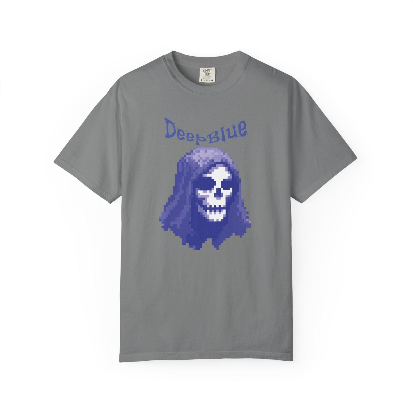 Resynced from the Deep Blue - Pixel Pirate Unisex Graphic Tee | Glitch Art Gamer Shirt By Aprasi