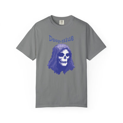 Resynced from the Deep Blue - Pixel Pirate Unisex Graphic Tee | Glitch Art Gamer Shirt By Aprasi