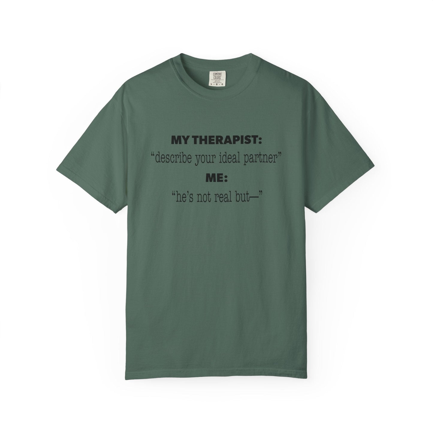 Funny Yumejoshi T-Shirt He's Not Real But Comfort Character Tee Self Shipper Yumeship Gift