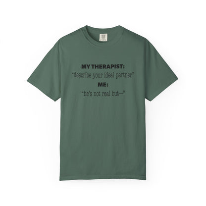 Funny Yumejoshi T-Shirt He's Not Real But Comfort Character Tee Self Shipper Yumeship Gift